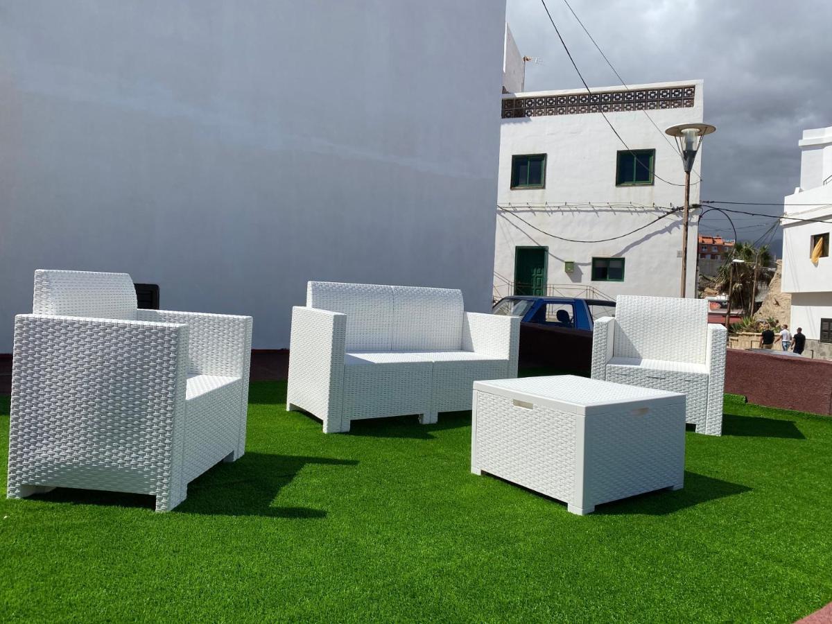 Beach House Tajao La Jaca Bagian luar foto